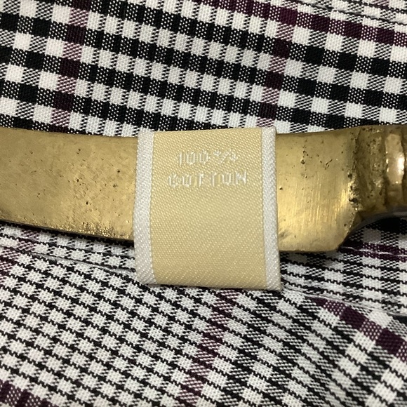 🛍️ MICHAEL KORS Relaxed Fit Button-Up Plaid Dress Shirt Men’s - Size 22 … - Picture 10 of 14